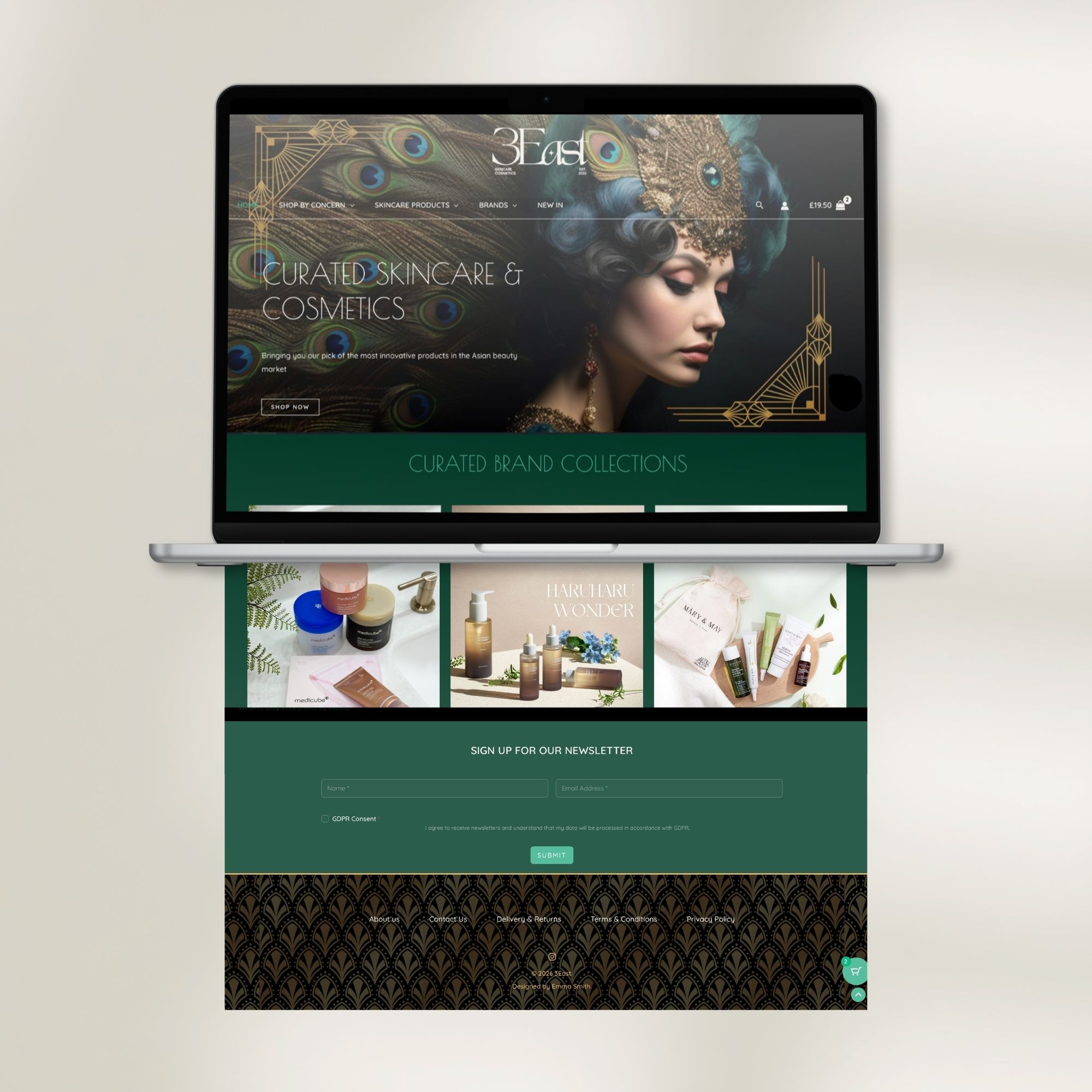 3East e-commerce site